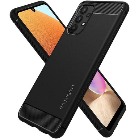 Spigen - Pouzdro Rugged Armor pro Samsung Galaxy A32 5G, černá