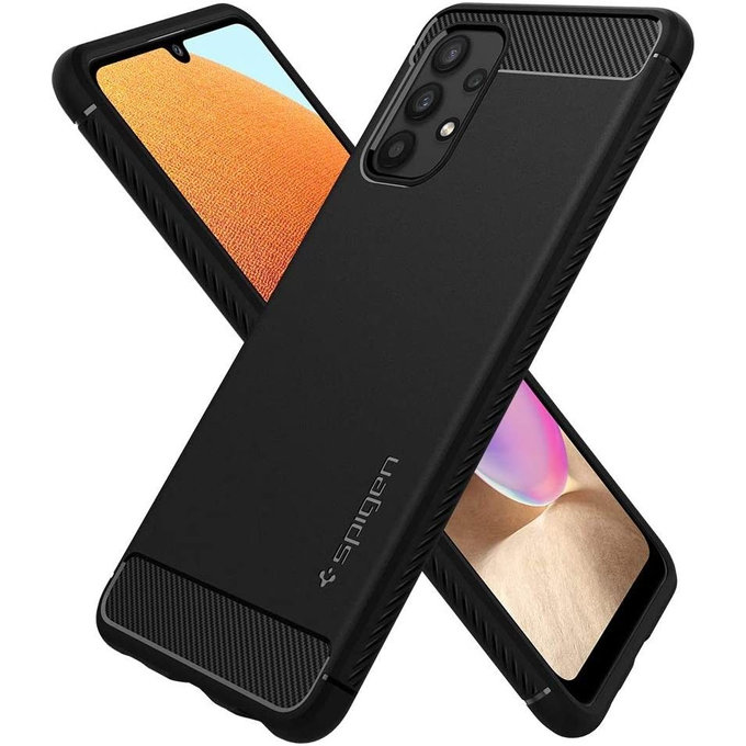 Spigen - Pouzdro Rugged Armor pro Samsung Galaxy A32 5G, černá