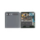 Samsung Galaxy Z Flip 5G F707B - LCD Displej + Dotykové Sklo + Rám (Vnější) (Mystic Gray) - GH96-13806A Genuine Service Pack