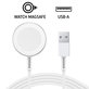 Magnetický nabíjecí kabel pro Apple Watch, USB-A, 1 m, Stainless Steel, bulk