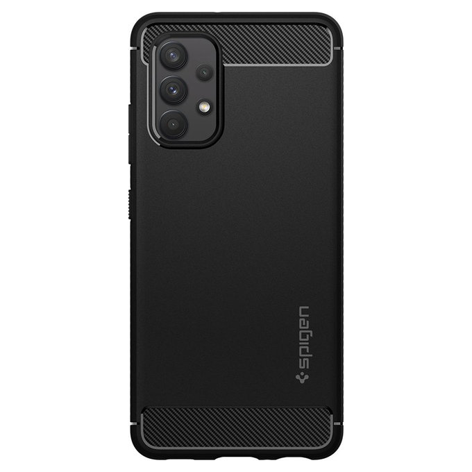 Spigen - Pouzdro Rugged Armor pro Samsung Galaxy A52 a A52 5G, černá