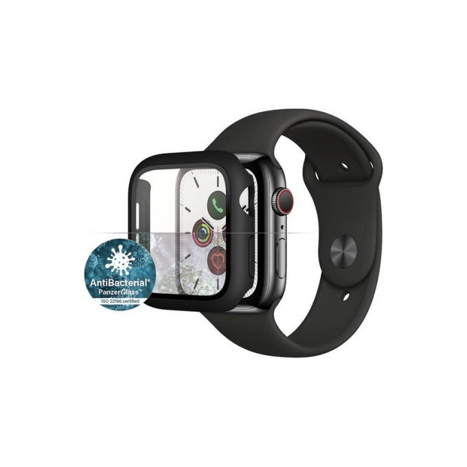 PanzerGlass - Tvrzené Sklo Full Body AB pro Apple Watch 4, 5, 6, SE (1st gen) a SE (2nd gen) 40mm, černá