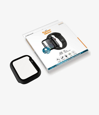 PanzerGlass - Tvrzené Sklo Full Body AB pro Apple Watch 4, 5, 6, SE (1st gen) a SE (2nd gen) 44mm, černá