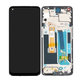 OnePlus Nord N10 5G - LCD Displej + Dotykové Sklo + Rám (Midnight Ice) - 2011100239 Genuine Service Pack