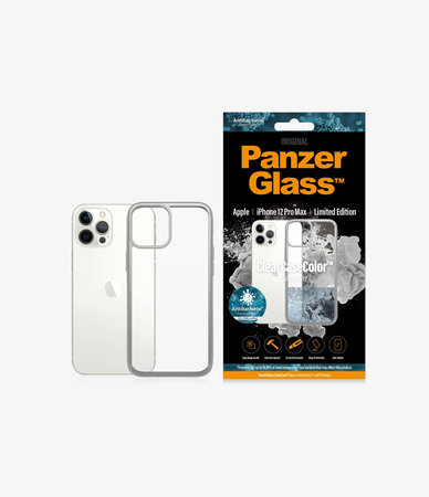 PanzerGlass - Pouzdro ClearCase AB pro iPhone 12 Pro Max, silver