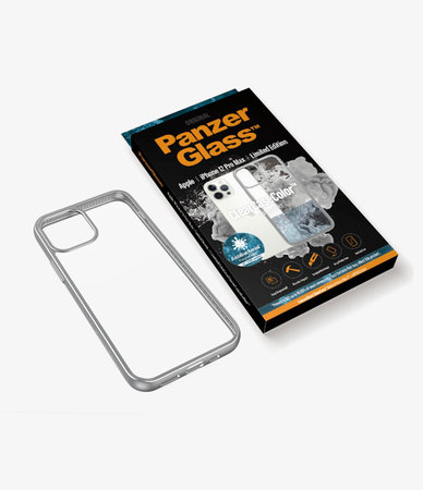 PanzerGlass - Pouzdro ClearCase AB pro iPhone 12 Pro Max, silver