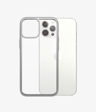 PanzerGlass - Pouzdro ClearCase AB pro iPhone 12 Pro Max, silver