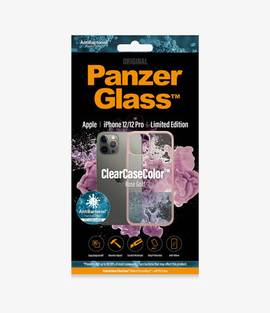 PanzerGlass - Pouzdro ClearCase AB pro iPhone 12/12 Pro, rose gold