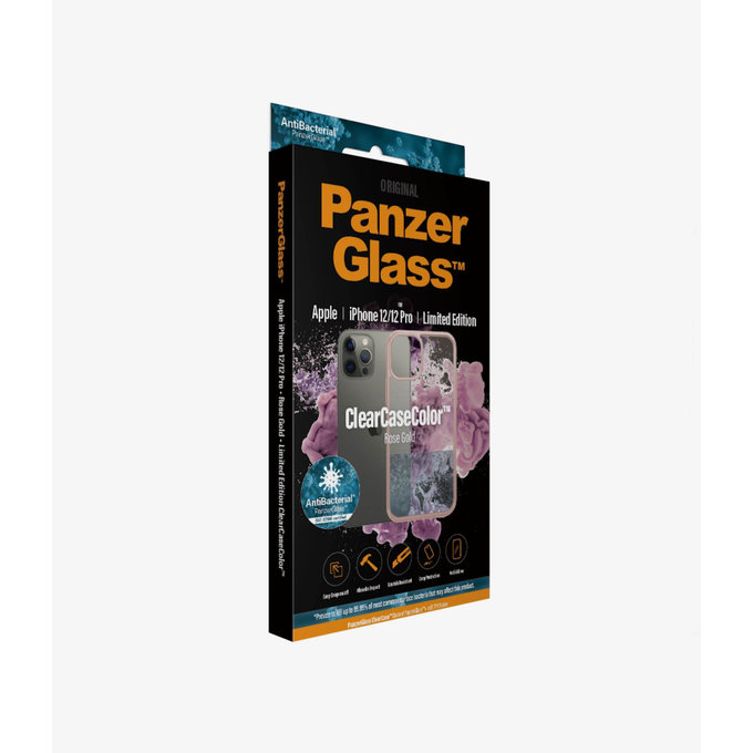 PanzerGlass - Pouzdro ClearCase AB pro iPhone 12/12 Pro, rose gold