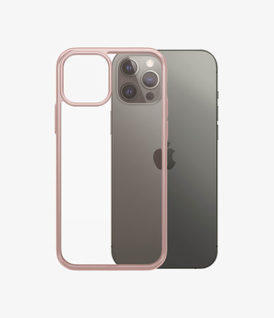 PanzerGlass - Pouzdro ClearCase AB pro iPhone 12/12 Pro, rose gold