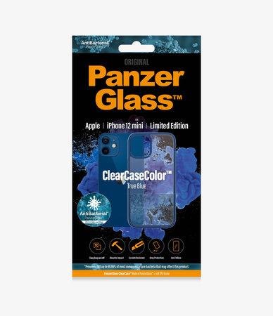 PanzerGlass - Pouzdro ClearCase AB pro iPhone 12 mini, blue
