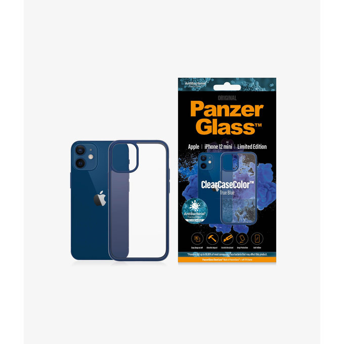 PanzerGlass - Pouzdro ClearCase AB pro iPhone 12 mini, blue