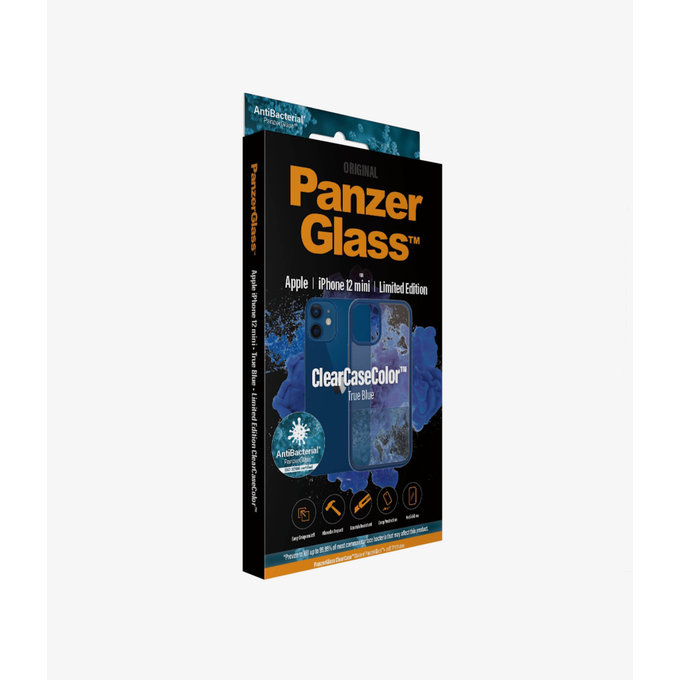 PanzerGlass - Pouzdro ClearCase AB pro iPhone 12 mini, blue