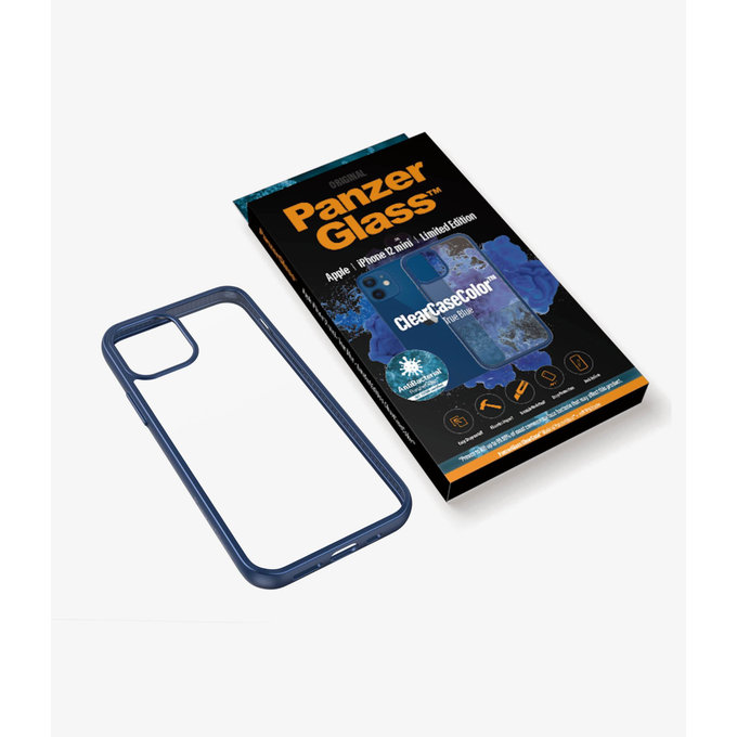 PanzerGlass - Pouzdro ClearCase AB pro iPhone 12 mini, blue
