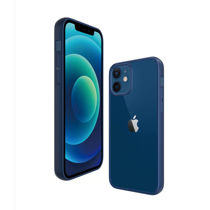 PanzerGlass - Pouzdro ClearCase AB pro iPhone 12 mini, blue