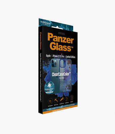 PanzerGlass - Pouzdro ClearCase AB pro iPhone 12 a 12 Pro, blue