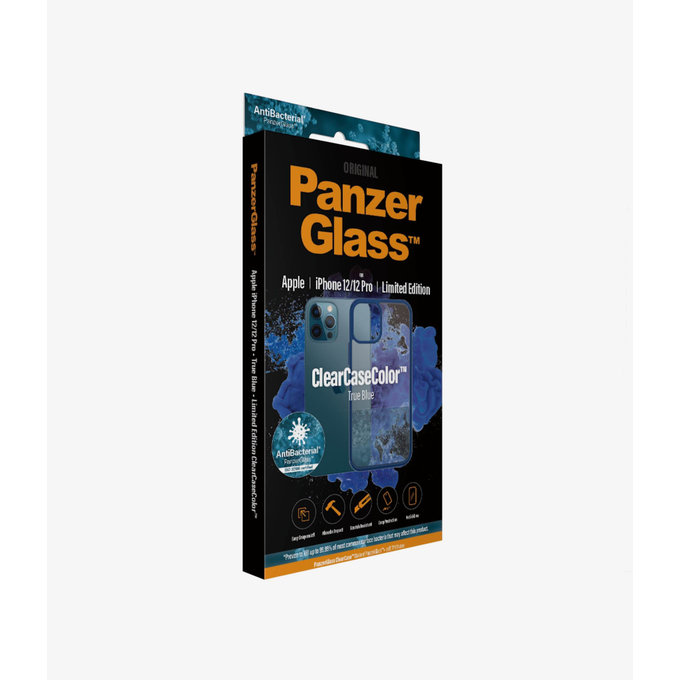 PanzerGlass - Pouzdro ClearCase AB pro iPhone 12 a 12 Pro, blue