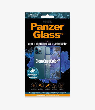 PanzerGlass - Pouzdro ClearCase AB pro iPhone 12 Pro Max, blue