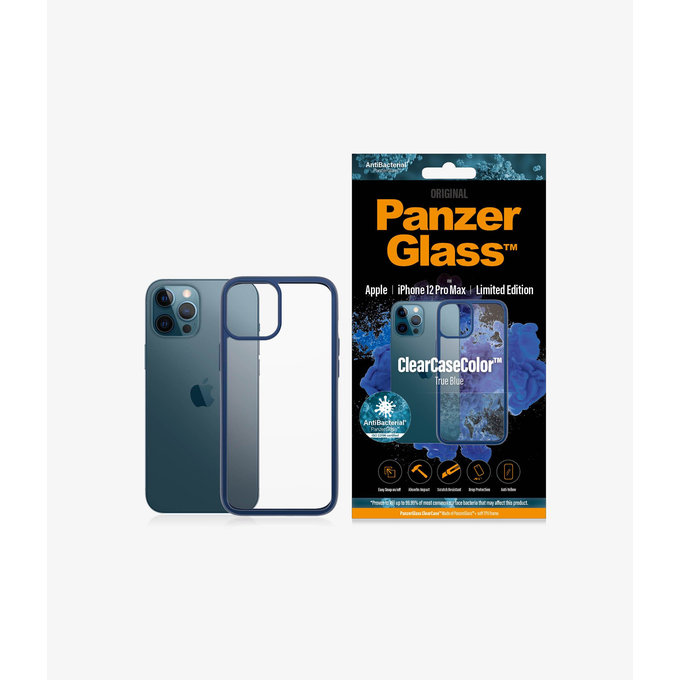 PanzerGlass - Pouzdro ClearCase AB pro iPhone 12 Pro Max, blue