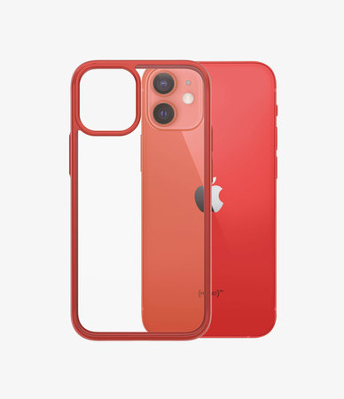 PanzerGlass - Pouzdro ClearCase AB pro iPhone 12 mini, red
