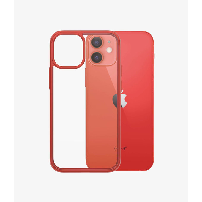 PanzerGlass - Pouzdro ClearCase AB pro iPhone 12 mini, red