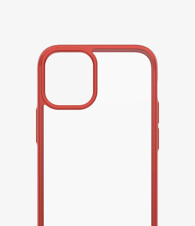 PanzerGlass - Pouzdro ClearCase AB pro iPhone 12 mini, red