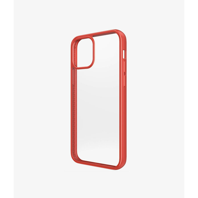PanzerGlass - Pouzdro ClearCase AB pro iPhone 12 Pro Max, red