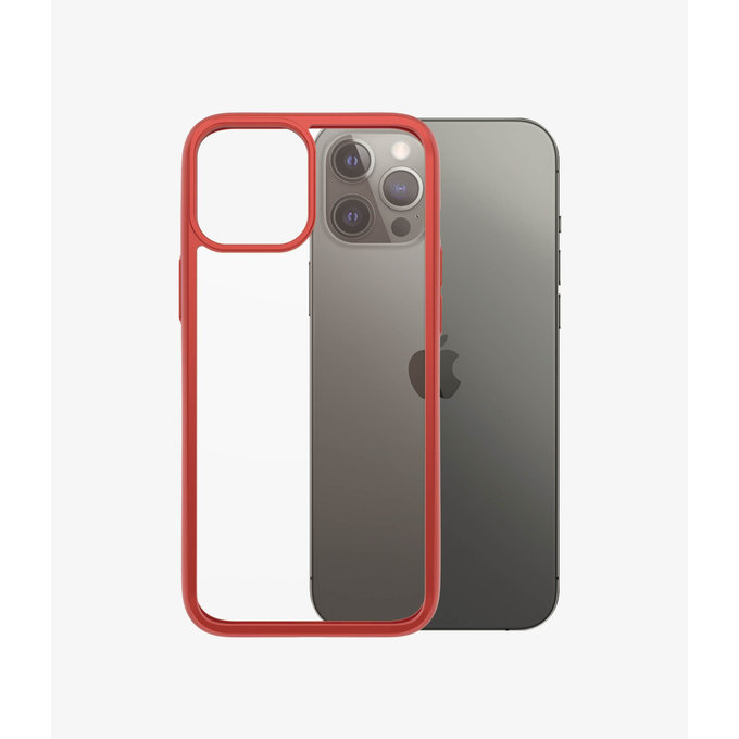 PanzerGlass - Pouzdro ClearCase AB pro iPhone 12 Pro Max, red