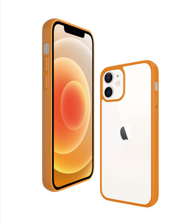 PanzerGlass - Pouzdro ClearCase AB pro iPhone 12 mini, orange