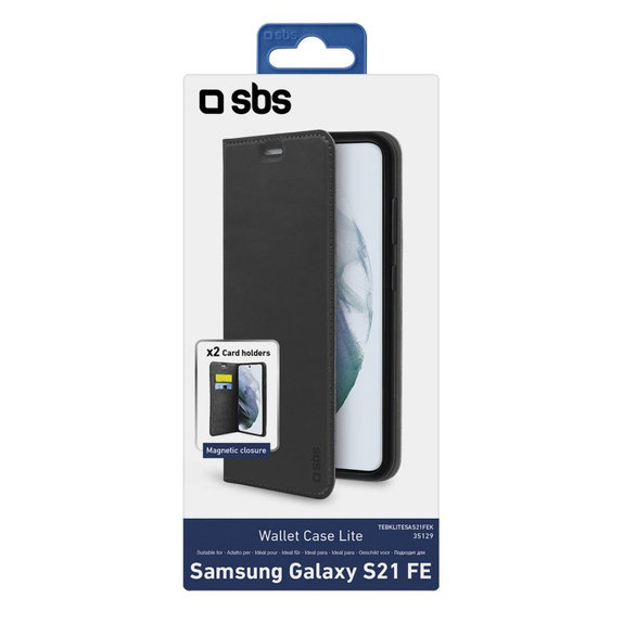 SBS - Pouzdro Book Wallet Lite pro Samsung Galaxy S21 FE, černá