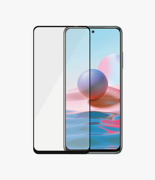 PanzerGlass - Tvrzené Sklo Case Friendly pro Xiaomi Redmi Note 10, 10S, černá