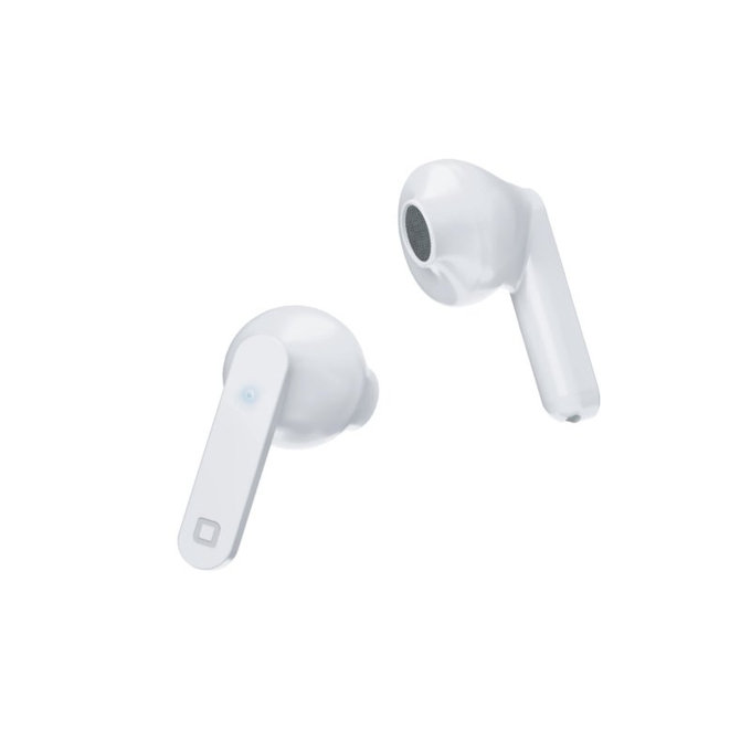 SBS - Bezdrátová sluchátka TWS Air Free s nabíjecím pouzdrem 250 mAh, bílá