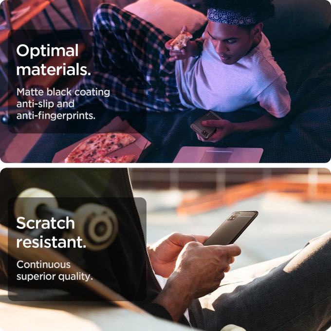 Spigen - Pouzdro Rugged Armor pre Samsung Galaxy A22 5G, černá