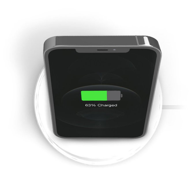 SBS - Bezdrátová Stolní Nabíječka, bílá