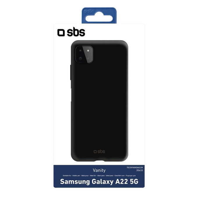 SBS - Pouzdro Vanity pro Samsung Galaxy A22 5G, černá