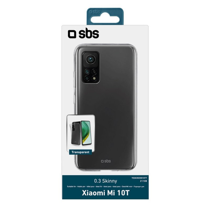 SBS - Pouzdro Skinny pro Xiaomi Mi 10T, transparentná