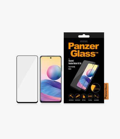 PanzerGlass - Tvrzené Sklo Case Friendly pro Xiaomi Redmi Note 10 5G, černá