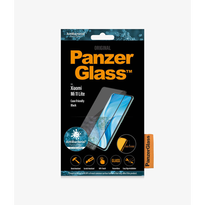 PanzerGlass - Tvrzené Sklo Case Friendly pro Xiaomi Mi 11 Lite, černá