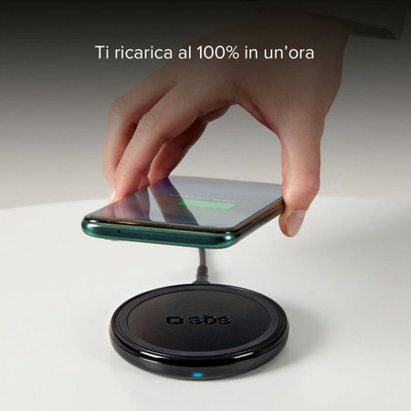 SBS - Bezdrátová Nabíječka s QI, černá
