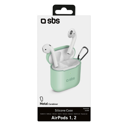 SBS - Silicon Pouzdro pro Apple AirPods 2016, AirPods 2019, zelená