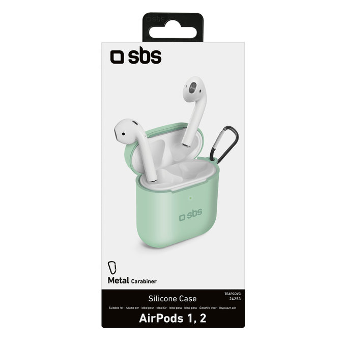 SBS - Silicon Pouzdro pro Apple AirPods 2016, AirPods 2019, zelená