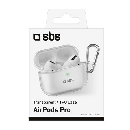 SBS - Silicon Pouzdro pro Apple AirPods Pro, transparentí