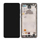 Samsung Galaxy A72 A725F, A726B - LCD Displej + Dotykové Sklo + Rám (Awesome Black) - GH82-25460A, GH82-25463A, GH82-25624A, GH82-25849A Genuine Service Pack
