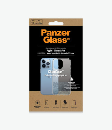 PanzerGlass - Pouzdro ClearCase AB pro iPhone 13 Pro, transparentná