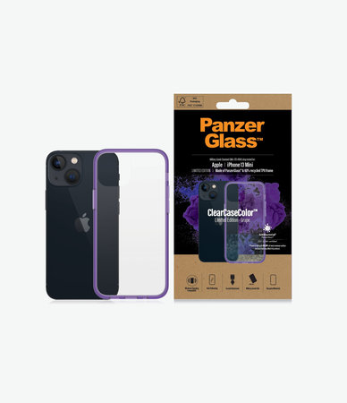 PanzerGlass - Pouzdro ClearCaseColor AB pro iPhone 13 mini, grape
