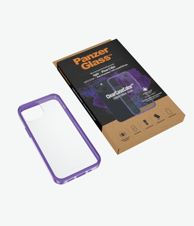 PanzerGlass - Pouzdro ClearCaseColor AB pro iPhone 13 mini, grape