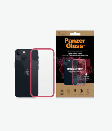PanzerGlass - Pouzdro ClearCaseColor AB pro iPhone 13 mini, strawberry