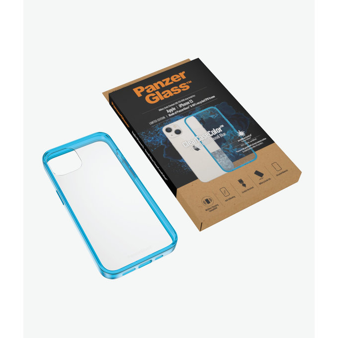 PanzerGlass - Pouzdro ClearCaseColor AB pro iPhone 13, bondi blue