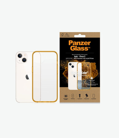 PanzerGlass - Pouzdro ClearCaseColor AB pro iPhone 13, tangerine