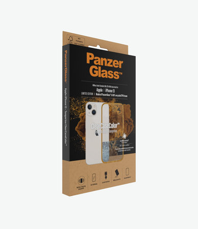 PanzerGlass - Pouzdro ClearCaseColor AB pro iPhone 13, tangerine